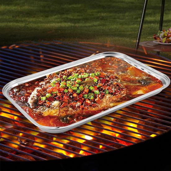 Yousheng 10/20Pcs Aluminum Foil Pans Heavy Duty Heat-Resistant Ribbed Bottoms Baking Trays Multifunctional Baking Trays