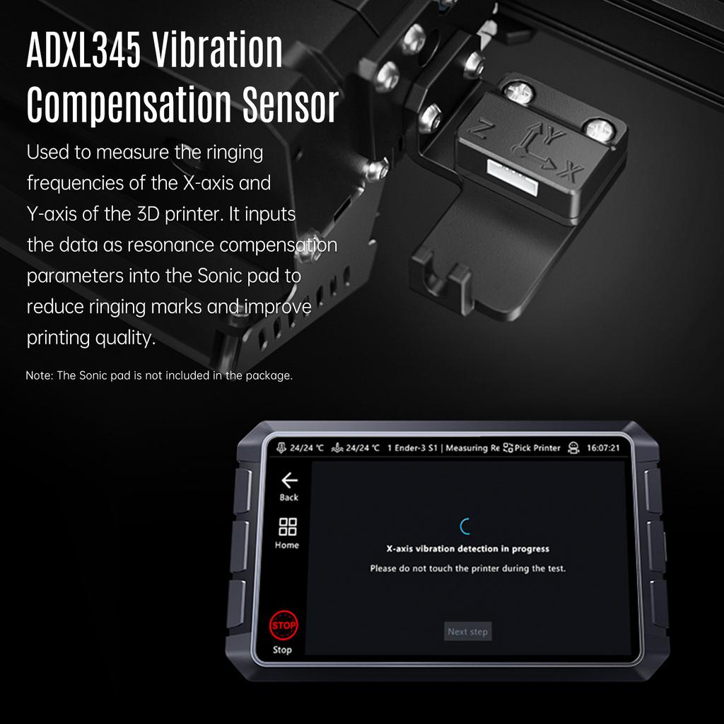 Creality ADXL345 Датчик компенсации вибрации для точного управления датчиком Sonic Pad