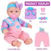 14-Inch Reborn Doll with 30CM Baby Clothes Set for Kids' Comfort