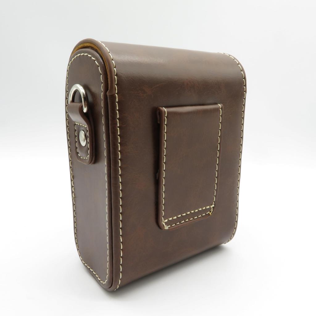 Чехол для цифровой камеры из синтетической кожи, совместимый с RICOH GR3x GR3 Ricoh, защитный чехол для хранения [Без бренда] - / GRx GR (Темно коричневый) [Использовал]