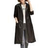 Women's Spring and Autumn Plus Size Thin Section Loose Casual Zip Section Hooded Windbreaker Jacket