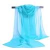 Luxury Brand Designer Beach Scarf Sunscreen Simulation Silk Scarf  For Summer Women Accessories