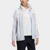 Adidas Легкая ветровка с капюшоном Женская верхняя одежда белого цвета HB8922