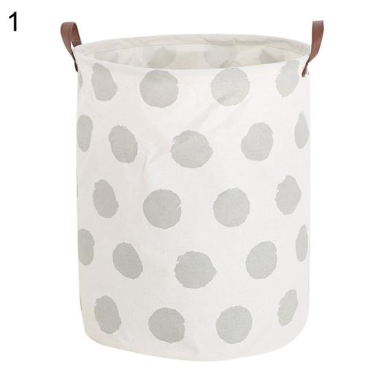 Foldable Laundry Basket Dirty Clothes Toys Storage Bag Handle Bucket Organizer