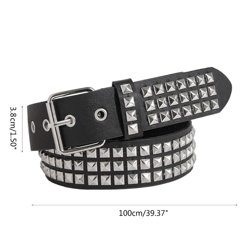 Роскошный широкий пояс с заклепками для женских джинсов, юбок, Декор