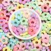 500g/Bag About360-700pcs Colorful Flower Starfish DIY Beads DIY Accessories Jewelry Beads Acrylic Hollow Out Loose Beads