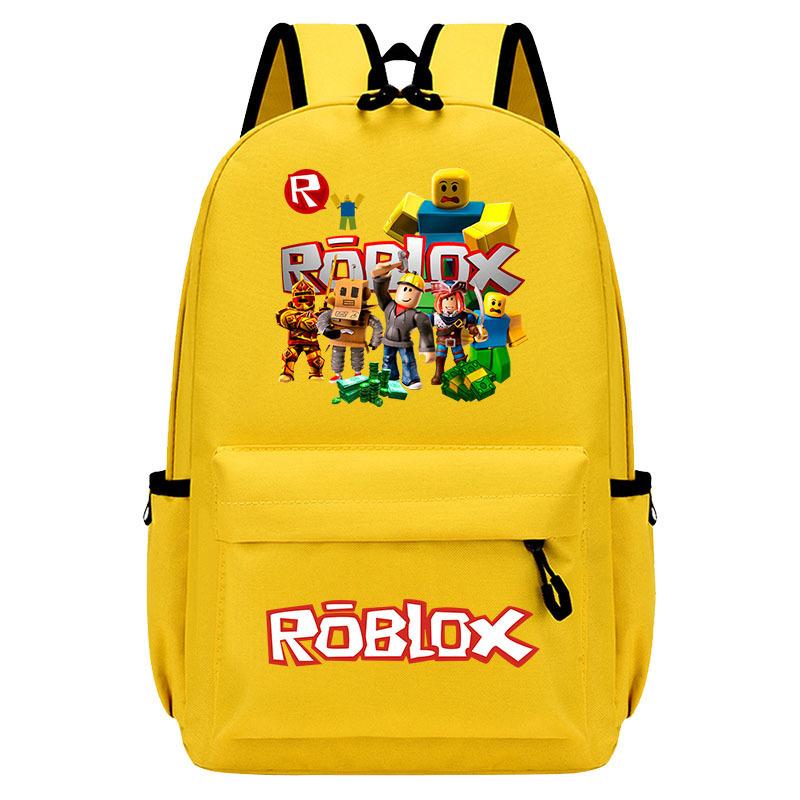 Roblex Игровой рюкзак для виртуального мира Студенческая сумка Холщовая сумка большой вместимости