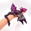 3D-печатная 3D-печатная фигурка дракона Крылатый дизайн Многосуставной подвижное крылатое транспортное средство Дракон Настольные животные Декор