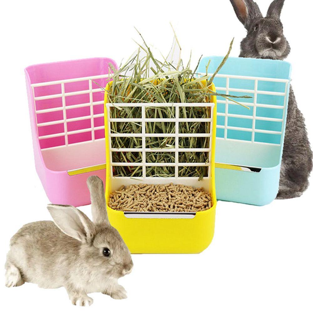 Pig Cage Accessories Rabbit Feeding Bowl Hamster Feeder Rabbit Hay Feeder Small Animal Supplies