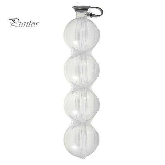 Форма для приготовления мороженого с 4 отверстиями, круглая форма для кубиков льда, легко заполняется, с силиконовой крышкой для коктейлей на основе виски