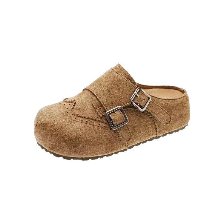 Полуботинки Birkenstock на толстой подошве, новые ленивые увеличивающие рост туфли Birkenstock на весну