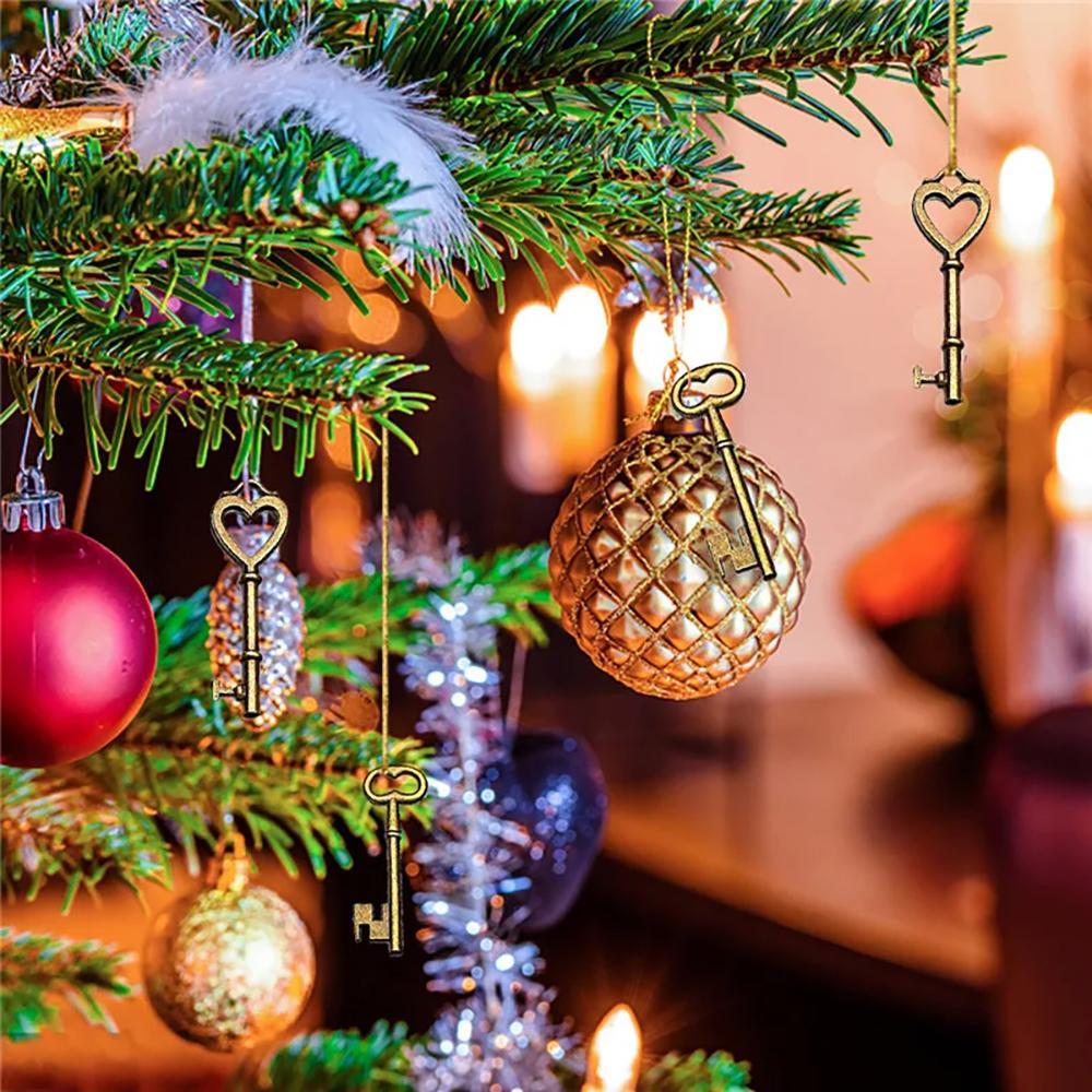 11 шт. Ассорти из винтажного бронзового тибетского серебра, подвеска-ключ в античном стиле, вырезанный ключ, аксессуары для изготовления ювелирных изделий