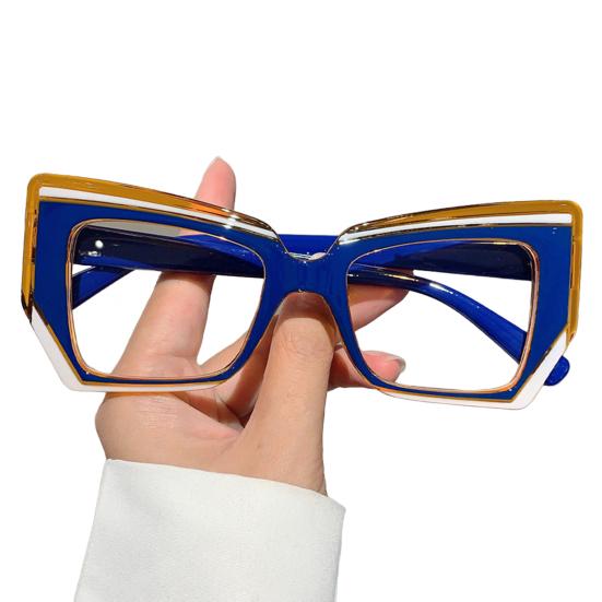 Очки с блокировкой синего света для мужчин и женщин, квадратные очки с большой оправой, очки для компьютера, монитора, игр, чтения, против усталости