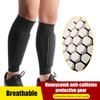 2 Pairs Soccer Shin Guards for Kids Youth Adult Calf Compression Sleeve with Honeycomb Pads Protective Gear for Football Baseball Boxing