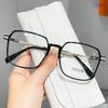 2Pcs Fashion Ladies Myopia Glasses Computer  Eyewear Luxury Men Women Unisex Anti-Blue Light Eyeglasses