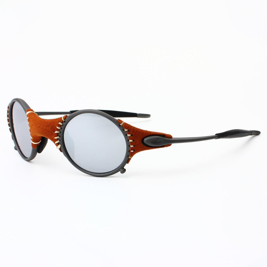 Zinc alloy foreskin retro round frame European and American polarized sunglasses men's and women's outdoor sports cycling driving sunglasses