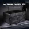 New Car Trunk Backseat Organizer Waterproof Oxford Cloth Trunk Storage Organizer Collapsible Multi Compartment Trunk Organizer