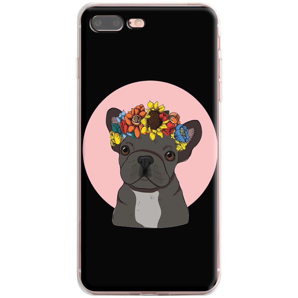 Силиконовый чехол «Щенок мопса бульдога» для Apple iPhone 13 12 Mini 11 Pro SE XS X XR Max 8 7 6S 6 Plus 5S