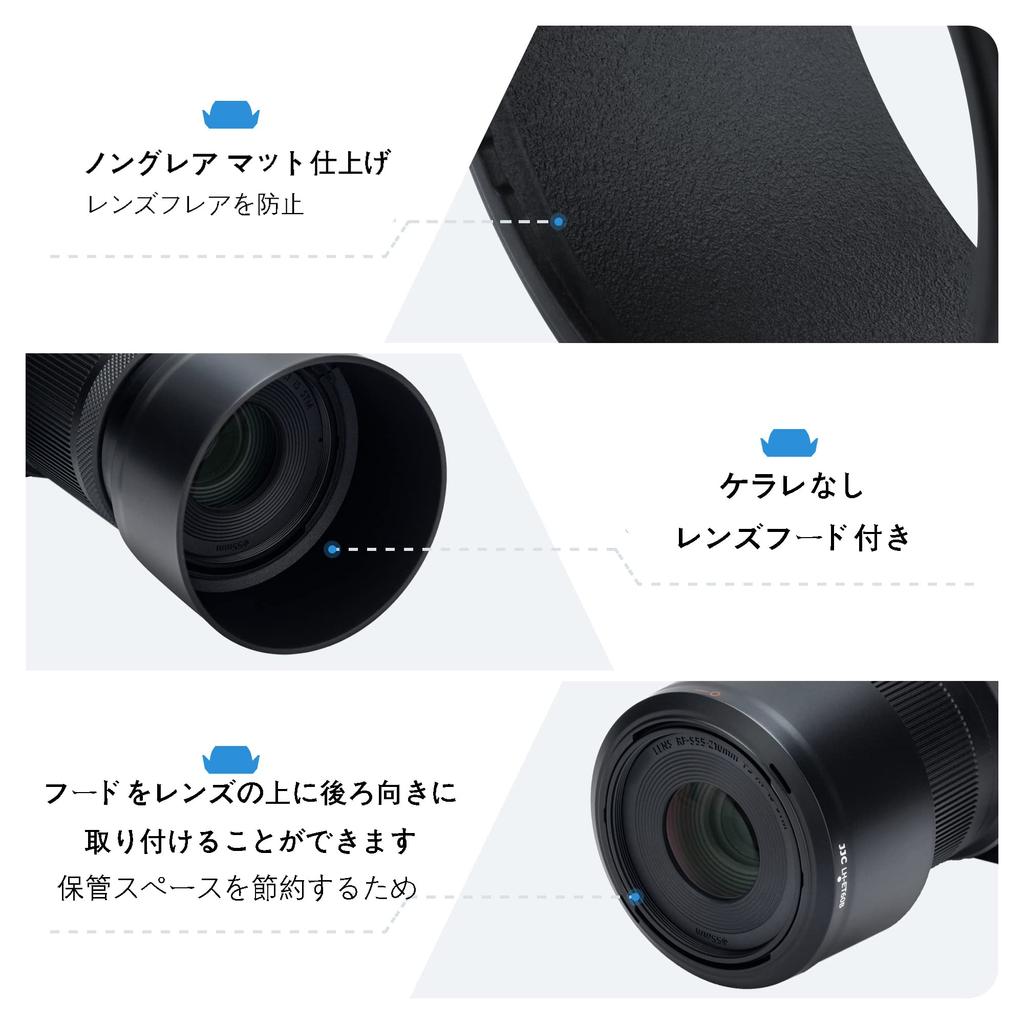 Реверсивная бленда объектива JJC ABS, совместимая с Canon Canon для Canon IS STM Объектив Canon IS STM, совместимый с комплектом из двух объективов Canon EOS R50 (1 + 1) ЭТ-60Б и