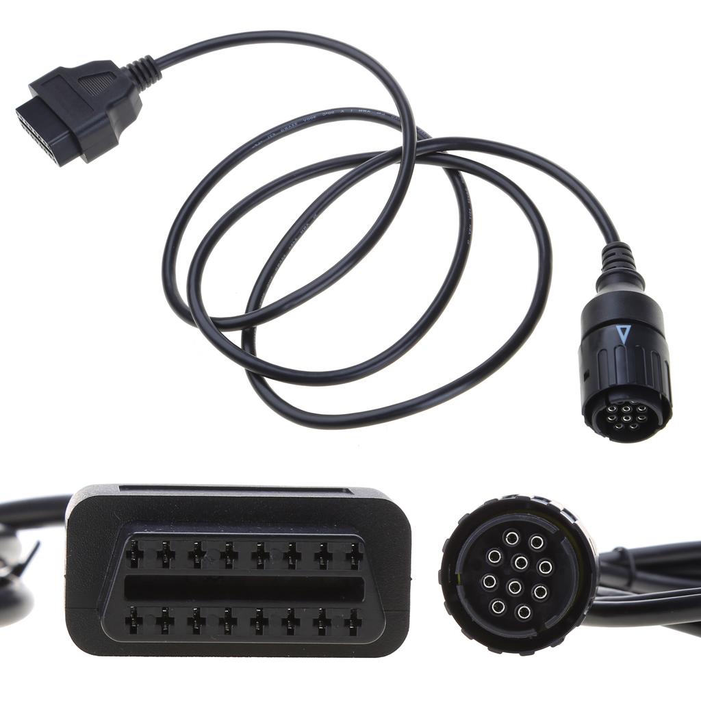 10-контактный сканер, 10-контактный на 16-контактный разъем OBD2, диагностический удлинительный кабель, используемый для мотоцикла ICOMD