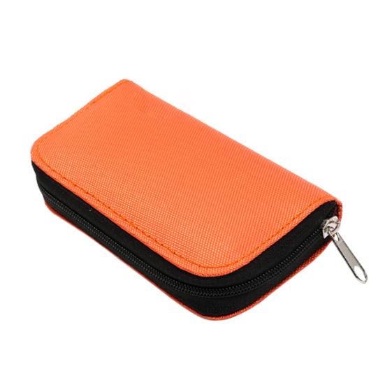 22 Slots Micro SD Memory Card Storage Zipper Pouch Case Protector Holder Wallet