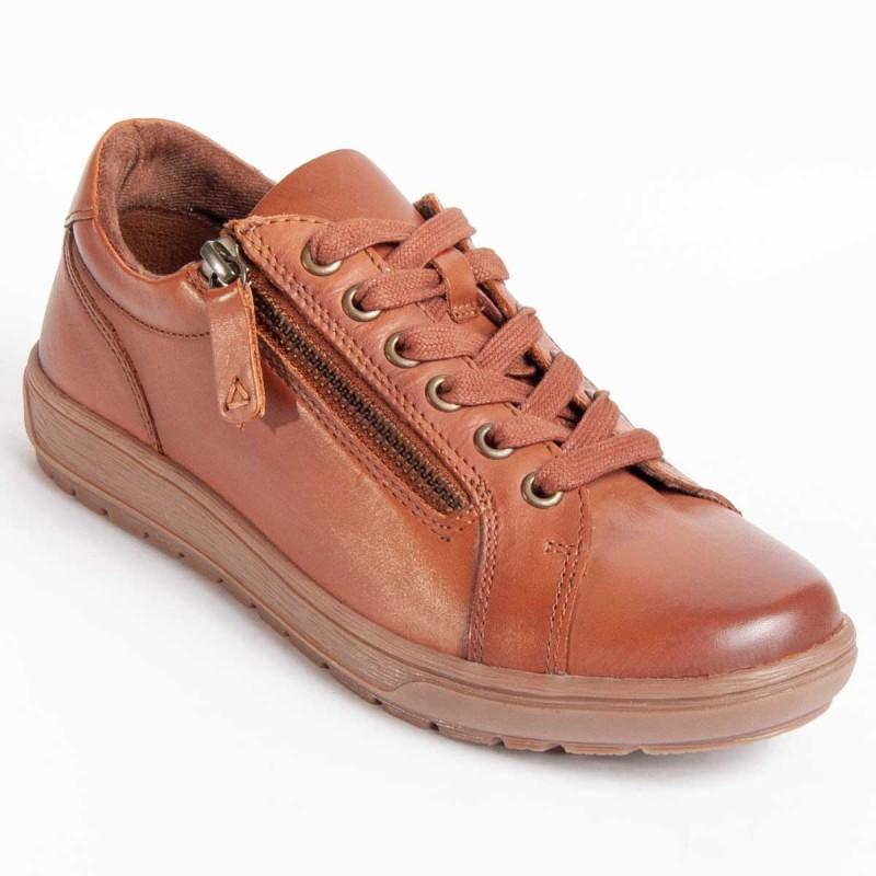 Zapato Casual De Piel Para Mujer.  Purapiel  Ailina  99458