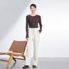 JOY SPEAKER Women's High-Waist Loose Fit Straight-Leg Pants