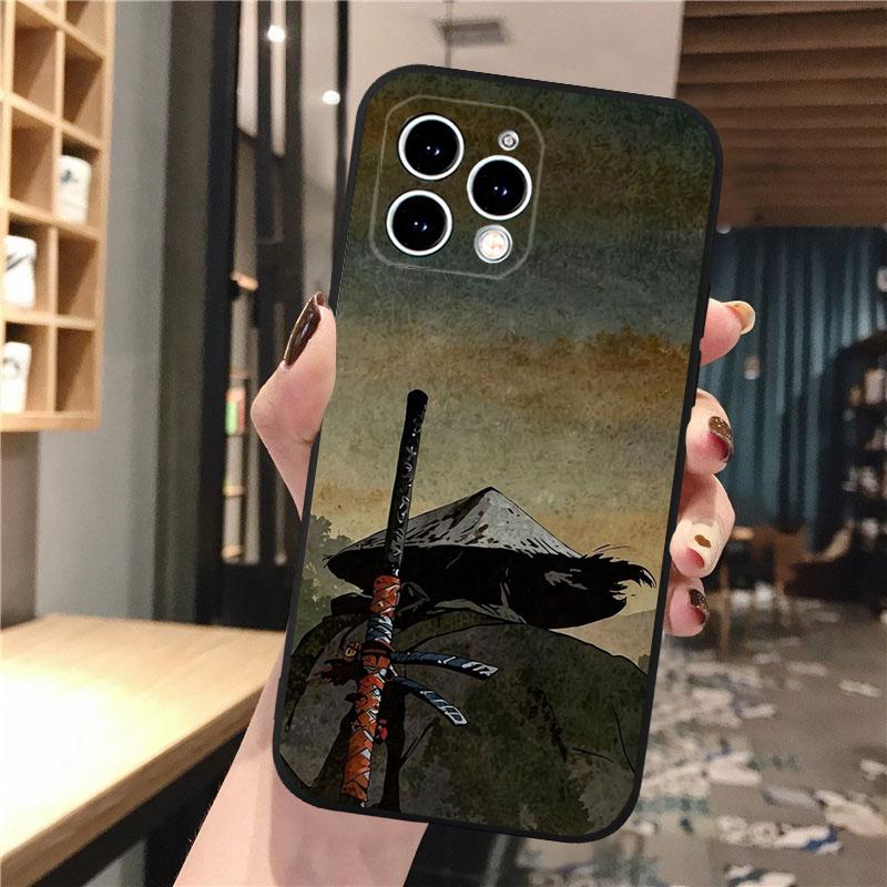 Чехол для телефона с изображением японского меча самурая Для iphone 17 Pro Max 17 Pro Air 16 15 14 13 Pro Max 15 16 Pro 15Plus