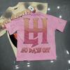 Unisex Vintage Washed Cotton Tee With Letter Print Loose Fit Casual T-Shirt