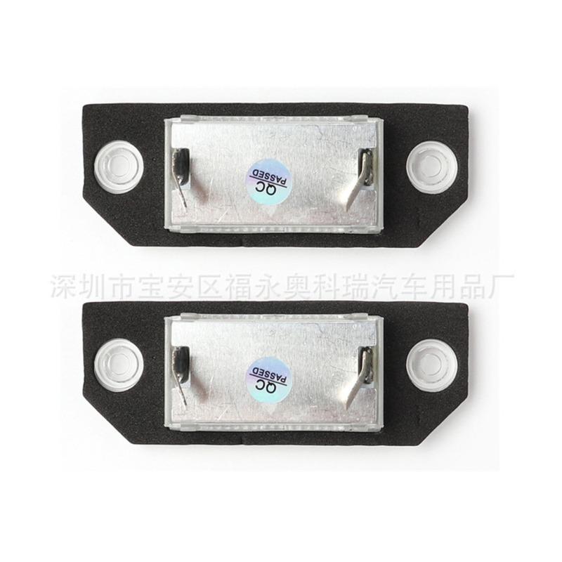 Светодиодная подсветка номерного знака Совместима с Ford Focus CMAX MK2 2003 2008 Высококачественные автомобильные аксессуары Комплект для установки Легкая установка своими руками