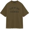 Essentials Jersey Crewneck Tee Olive Men Tops Green 125BT244194F