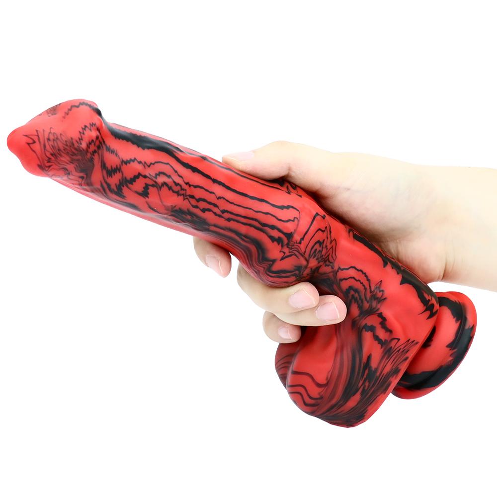 Силиконовый пенис для животных, дилдо для собак, мягкий член-монстр с присоской, анальная пробка, игрушка для мужской и женской мастурбации, взрослые анальные секс-игрушки для женщин