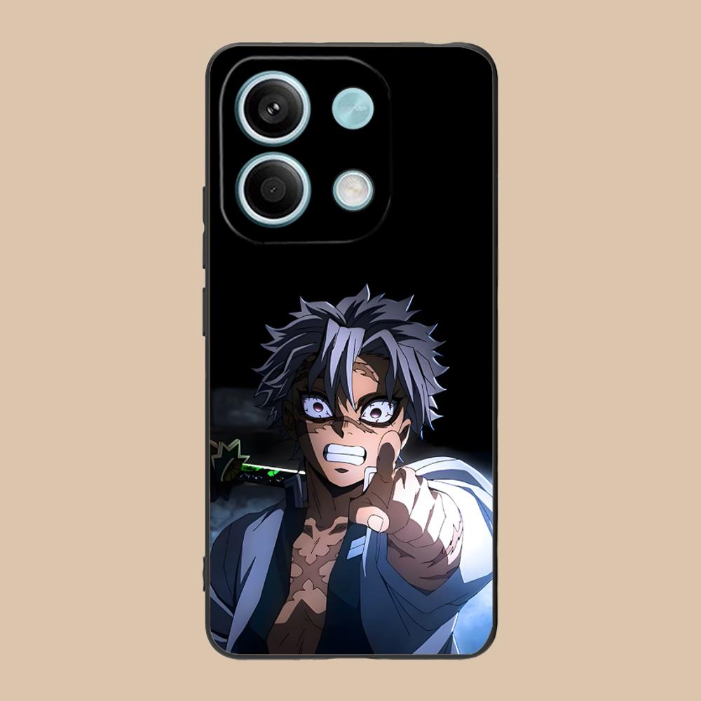 Чехол для телефона Demon Slayer Sanemi для Xiaomi 15 14 13 12 Mi 11 T Ultra Lite Pro S X 5G Цветной Защитный Роскошный Чехол Красивый