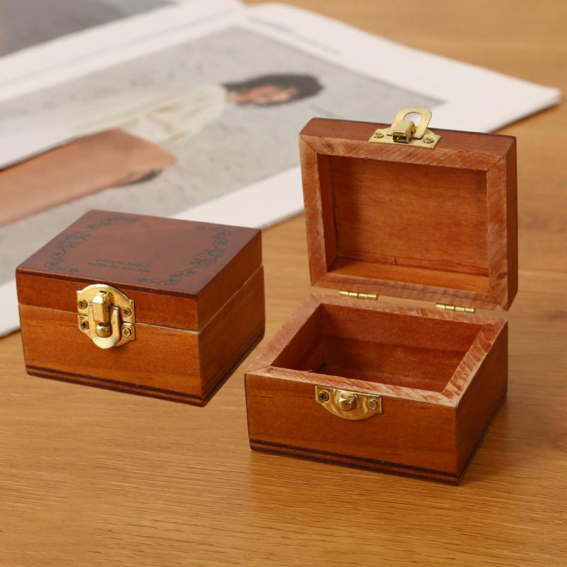 1:12 кукольных домиков, винтажный мини-деревянный чемодан, ящик для хранения, модель кукольной мебели, украшения для кукольного домика, аксессуары для дома