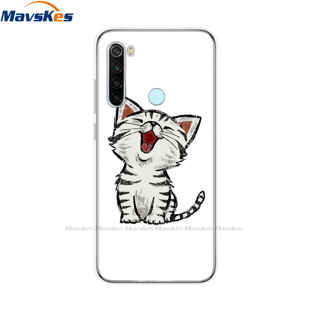 Чехол для телефона для Xiaomi Redmi Note 8T Чехол 6,3" Силиконовый Мягкий ТПУ Задняя крышка для Redmi Note 8 8T Note8 Pro Чехол Защитный корпус Coque