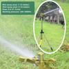 Садовый автоматический вращающийся дождеватель 0-360 градусов, комплект штатива из нержавеющей стали, ирригационная стойка, водяная струя, инструмент для дождевания сада и газона