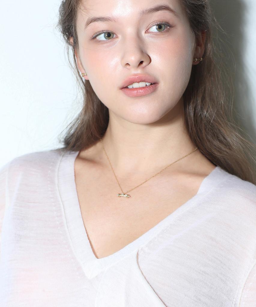 Trencadism Danielle Necklace 14K Gold Necklace Danielle_Necklace_Dnn16Hgp