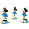 HulaGirl Dashboard Hawaii Dancing Girl Car Dashboard Decorations Solar Dancing Figure Toy Hawaiian Creative Home Table Decor