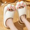 Slip-on Slippers Baby Boy and Girl Summer Outdoor Wear Home Indoor Platform Non-Slip Couple Cute Cat Claw Closed-Toe Slippers