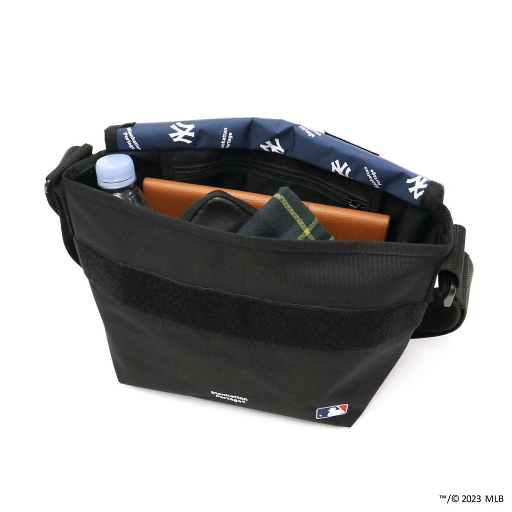Подлинная сумка-мессенджер MP1605JRMLBMETS Повседневная сумка-мессенджер JR MLB METS BLK [Manhattan Portage] [Официальный]