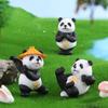 Мультфильм Кунг-фу Панда Украшение для автомобиля Сувенир DIY Садовый ландшафт Мини-статуэтка Действие Украшение для домашнего рабочего стола