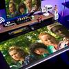 Кожаный коврик для мыши Stranger Things Маленький Большой Кадр из Фильма Настольный коврик для общежития Киберспорт Противоскользящий коврик для мыши и клавиатуры Персонализированный Креативный настольный коврик