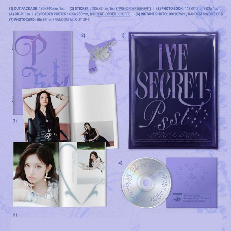 IVE 4th Mini Album [IVE SECRET] (Standard / Limited Ver.)