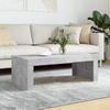 VidaXL Coffee Table Concrete Grey 102x50x36 Cm Engineered Wood 823370