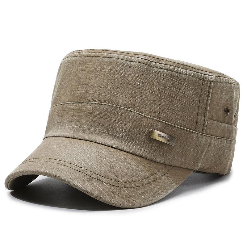 Кепка-плоскодонка Мужская военная кепка Уличная бейсболка Кепка от солнца Мужская весенне-осенняя кепка