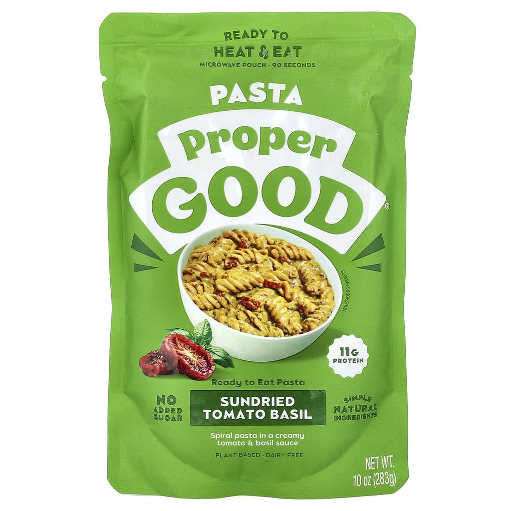 Proper Good, Ready-to-Eat Pasta, Pre-Dried Tomato Basil, 10 Oz (283 G)