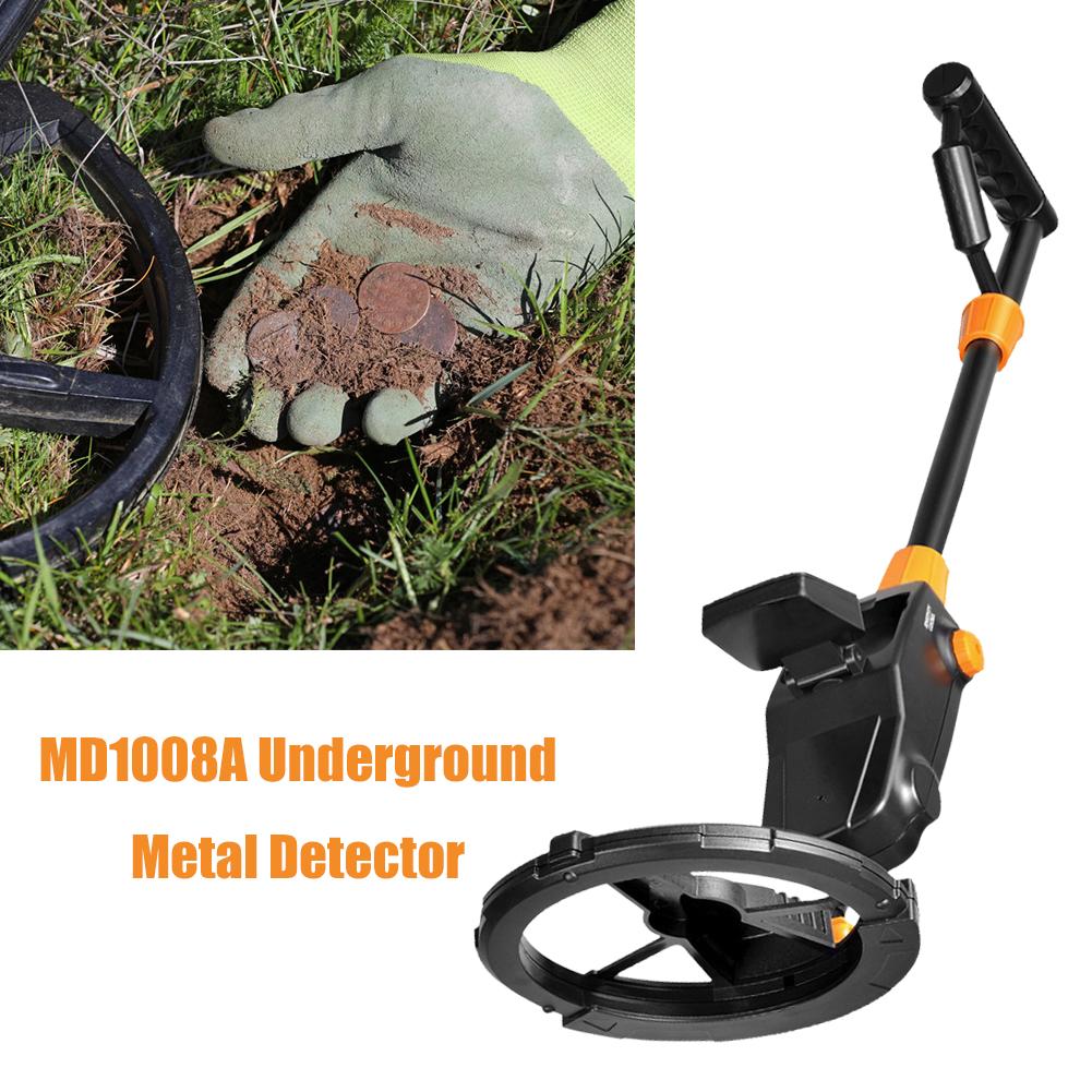MD1008A Metal Gold Detector Handheld Handheld Gold Treasure Underground Metal Detector Tracker Seeker Finders With Search Coil