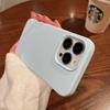 Оригинальный противоударный чехол из жидкого силикона для For Iphone 16 15 14 13 12 11 Pro Max Plus, титаново-серый, мягкая задняя крышка
