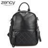 Girl Genuine Leather Vintage Women Backpack Elegant Holiday Knapsack Casual Travel Bags Schoolbag
