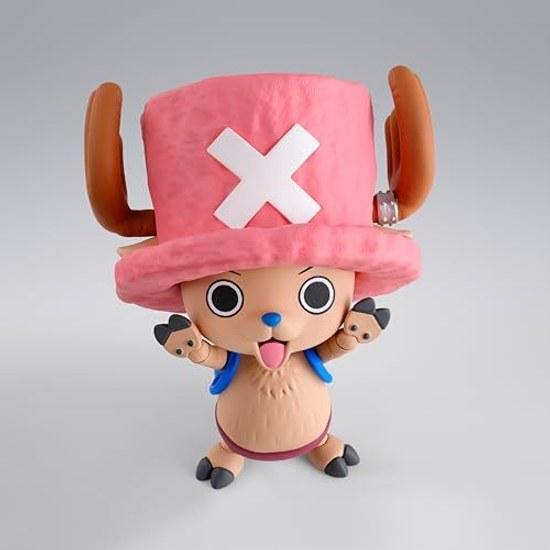 НАРОДЫ ТАМАШИИ SH. Figuarts ONE PIECE Тони Тони Тони - Остров Барабанов Приблизительно 75 мм ПВХ АБС Окрашенная Подвижная фигурка